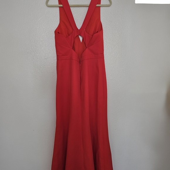 BCBGMaxAzria Vibrant Coral Maxi Dress - Picture 4 of 8